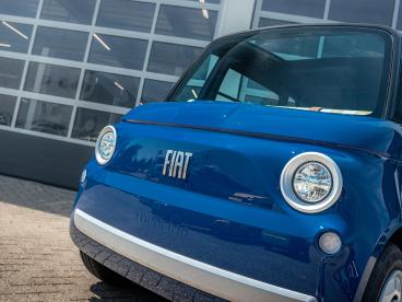 SPOTICAR Fiat Topolino Speciale | Uniek | Sapphire Blue | Leder Lt Stone Tweedehands - Hatchback Elektrisch Blauw - Waddinxveen - 1200295889_2