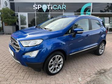 SPOTICAR Ford Ecosport 1.0 Ecoboost 125 Pk Titanium | Trekhaak Tweedehands - Suv Benzine Blauw - Krimpen Aan Den Ijssel - 1200303444_1