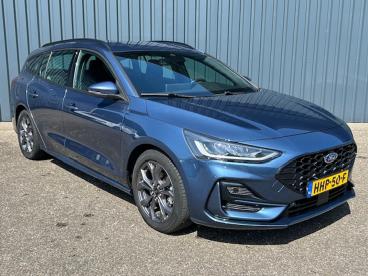 SPOTICAR Ford Focus Wagon St-line Hybrid 125pk I Automaat I Sync 4 I C Tweedehands - Stationwagen Hybride Blauw - Venlo - 1200270077_4