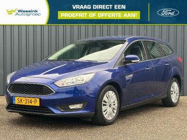 SPOTICAR Ford Focus 1.0 Ecoboost 100pk 5-deurs Lease Edition I Carplay Tweedehands - Stationwagen Benzine Blauw - Ruurlo - 1200281997_1