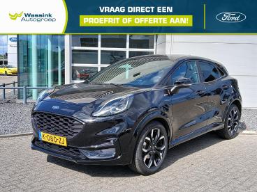 SPOTICAR Ford Puma 1.0i Ecoboost Hybrid 155pk St-line X | Navigatie | Tweedehands - Suv Hybride Zwart - Venray - 1200269944_1