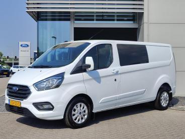 SPOTICAR Ford Transit Custom 2.0 Tdci 130pk 300 L2h1 Limited Dubbele Cabine | N Tweedehands - Bedrijfswagen Diesel Wit - Venray - 1200268345_2