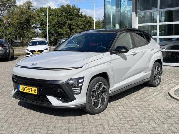 SPOTICAR Hyundai Kona 1.6 Gdi Hev 141pk Dct N-line | Navigatie | Apple/ Tweedehands - Suv Hybride Grijs - Venray - 1200278389_5