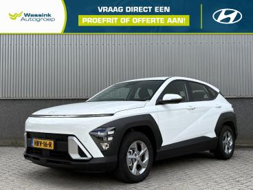 SPOTICAR Hyundai Kona I 1.6 Gdi Hev 141pk Dct Comfort | Adaptive Cruise Tweedehands - Suv Hybride Wit - Venlo - 1200282062_1