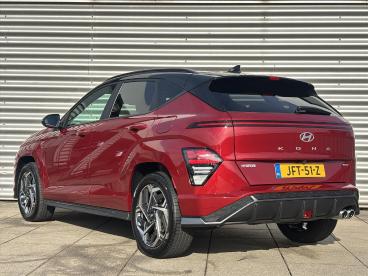 SPOTICAR Hyundai Kona 1.6 Gdi Hev 141pk Dct Automaat N-line Two-tone | 1 Tweedehands - Suv Hybride Rood - Velp - 1200283991_3