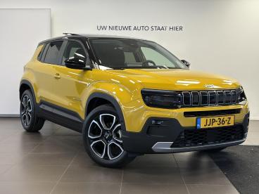 SPOTICAR Jeep Avenger Summit 1.2 Turbo 100pk | Panodak | Leder | Jbl Sou Tweedehands - Suv Benzine Geel - Alblasserdam - 1200284673_2