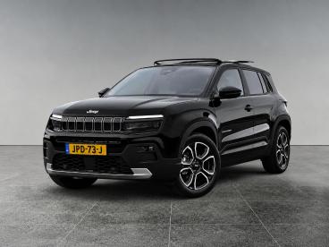 SPOTICAR Jeep Avenger Summit Ev 54kwh 156pk | Schuif/kanteldak | Elektr. Tweedehands - Suv Elektrisch Zwart - Dordrecht - 1200294948_1