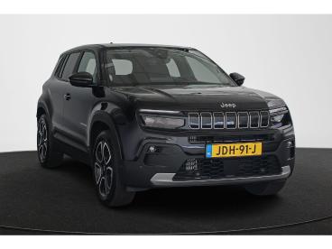SPOTICAR Jeep Avenger 1.2 E-hybrid Summit * Trekhaak * Stoel Verwarming Tweedehands - Suv Hybride Zwart - Almere - 1200296708_2