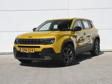 SPOTICAR Jeep Avenger Longitude 1.2 E-hybrid 110pk Automaat Cruise.c | P Tweedehands - Suv Hybride Geel - Roermond - 1200300410_1