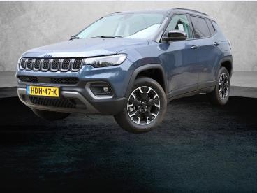 SPOTICAR Jeep Compass 4xe 240 Plug-in Hybrid Electric Trailhawk | Leder Tweedehands - Suv Plugin Hybrid Blauw - 's-hertogenbosch - 1200271208_1