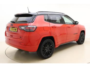 SPOTICAR Jeep Compass 4xe 240 Plug-in Hybrid Electric S Automaat | Leder Tweedehands - Suv Plugin Hybrid Rood - Leeuwarden - 1200274626_2