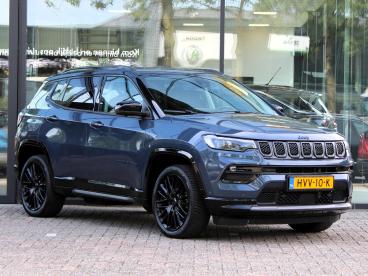 SPOTICAR Jeep Compass 4xe 240 Plug-in Hybrid Electric S | Navi / Leder / Tweedehands - Suv Plugin Hybrid Blauw - Tiel - 1200276263_1