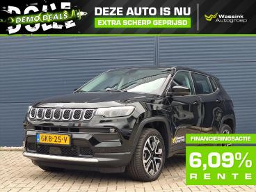 SPOTICAR Jeep Compass 1.3t 4xe Demo Deal I 190pk Altitude | Carplay | Wi Tweedehands - Suv Plugin Hybrid Zwart - Nijmegen - 1200278637_1