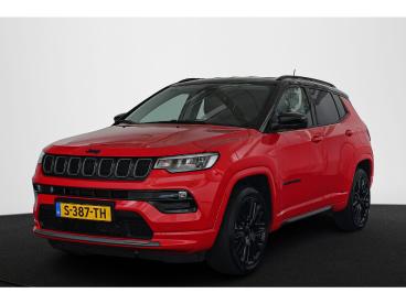 SPOTICAR Jeep Compass 4xe 240 Plug-in Hybrid Electric S Winterpakket 360 Tweedehands - Suv Plugin Hybrid Rood - Mijdrecht - 1200296551_1