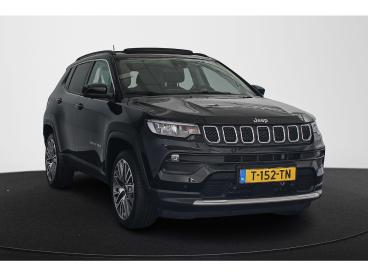 SPOTICAR Jeep Compass 1.5t E-hybrid Limited Automaat Pano Trekhaak Stuur Tweedehands - Suv Hybride Zwart - Amsterdam - 1200298886_2