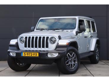 SPOTICAR Jeep Wrangler Unlimited 4xe 380 Sahara / Schuifdak / Navi / Lede Tweedehands - Suv Hybride Grijs - Amsterdam - 1200276563_1