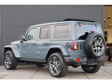 SPOTICAR Jeep Wrangler Unlimited 4xe 380 Sahara / Schuifdak / Facelift Tweedehands - Suv Hybride Grijs - Amsterdam - 1200279014_4