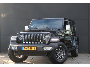 SPOTICAR Jeep Wrangler Unlimited 4xe 380 Sahara / Camera / Stoel-stuurver Tweedehands - Suv Hybride Zwart - Amsterdam - 1200280765_1