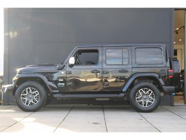 SPOTICAR Jeep Wrangler Unlimited 4xe 380 Sahara / Camera / Stoel-stuurver Tweedehands - Suv Hybride Zwart - Amsterdam - 1200280765_2