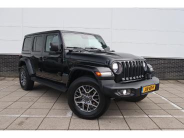 SPOTICAR Jeep Wrangler Unlimited 4xe 380 80th Anniversary * Stoel-stuurve Tweedehands - Suv Hybride Zwart - Almere - 1200282747_3