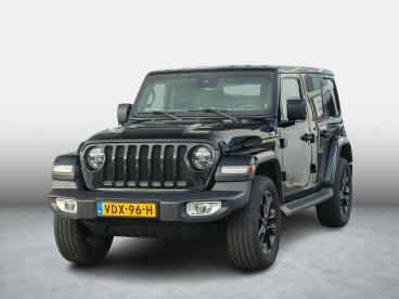 SPOTICAR Jeep Wrangler Unlimited 2.0t Sahara | Grijs Kenteken | Stoel-/st Tweedehands - Bedrijfswagen Benzine Zwart - Waddinxveen - 1200284335_1