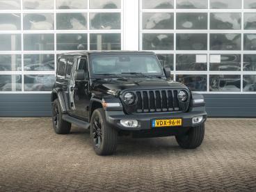 SPOTICAR Jeep Wrangler Unlimited 2.0t Sahara | Grijs Kenteken | Stoel-/st Tweedehands - Bedrijfswagen Benzine Zwart - Waddinxveen - 1200284335_3
