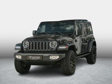 SPOTICAR Jeep Wrangler Unlimited 4xe 380 Sahara | 22" Brute Velgen | Uit Tweedehands - Suv Hybride Zwart - Waddinxveen - 1200284355_1