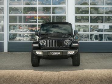 SPOTICAR Jeep Wrangler Unlimited 4xe 380 Sahara | 22" Brute Velgen | Uit Tweedehands - Suv Hybride Zwart - Waddinxveen - 1200284355_2