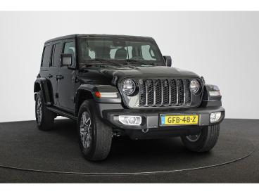 SPOTICAR Jeep Wrangler Unlimited 4xe 380 Sahara / Leder / Navi / Keyless Tweedehands - Suv Hybride Zwart - Amsterdam - 1200288200_2