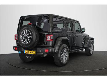SPOTICAR Jeep Wrangler Unlimited 4xe 380 Sahara / Leder / Navi / Keyless Tweedehands - Suv Hybride Zwart - Amsterdam - 1200288200_3