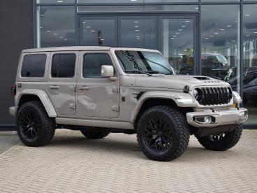 SPOTICAR Jeep Wrangler Brute Custom Conversion Skyview 4xe 380 Pk, Full O Tweedehands - Suv Hybride Beige - Nijmegen - 1200289240_1