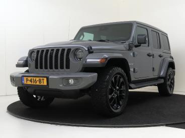 SPOTICAR Jeep Wrangler Unlimited 4xe 380 Sahara | Camera | Carplay | Navi Tweedehands - Suv Hybride Grijs - Bergschenhoek - 1200290440_1