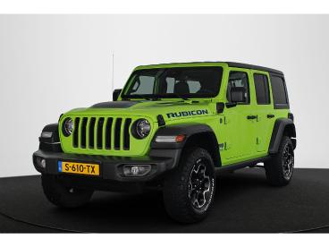 SPOTICAR Jeep Wrangler Unlimited 4xe 380 Rubicon Leder Stuur-stoelverwarm Tweedehands - Suv Hybride Groen - Amsterdam - 1200292476_1