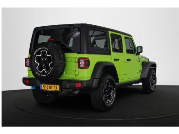 SPOTICAR Jeep Wrangler Unlimited 4xe 380 Rubicon Leder Stuur-stoelverwarm Tweedehands - Suv Hybride Groen - Amsterdam - 1200292476_3