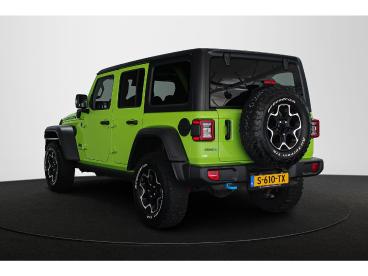 SPOTICAR Jeep Wrangler Unlimited 4xe 380 Rubicon Leder Stuur-stoelverwarm Tweedehands - Suv Hybride Groen - Amsterdam - 1200292476_4