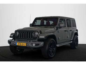 SPOTICAR Jeep Wrangler Unlimited 4xe 380 Sahara / 20'' Custom / Keyless Tweedehands - Suv Hybride Grijs - Amsterdam - 1200296710_1