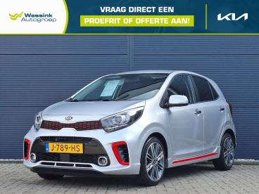 SPOTICAR Kia Picanto 1.0 T-gdi 100pk 5-zits Gt-line Leder | Stoel En St Tweedehands -  Benzine Grijs - Nijmegen - 1200273361_1