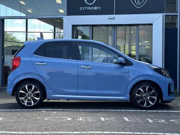 SPOTICAR Kia Picanto 1.0 T-gdi Gt-line 5p | 100pk!! | Open Dak | Stoel- Tweedehands -  Benzine Blauw - Emmeloord - 1200293574_3