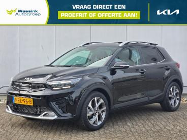SPOTICAR Kia Stonic Mhev 100pk Gt-plusline | Schuifdak | Navigatie | P Tweedehands - Suv Hybride Zwart - Zutphen - 1200286389_1