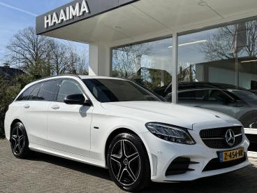 SPOTICAR Mercedes Classe C Estate 300 E | Amg-line | Navi | Climate & Cruise Tweedehands - Stationwagen Plugin Hybrid Wit - Wirdum (fr) - 1200287365_1