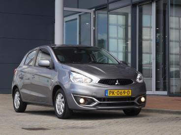 SPOTICAR Mitsubishi Space Star Spacestar 1.0 Bright | Automaat | Airco | Extra Getint Glas Tweedehands - Hatchback Benzine Grijs - Sneek - 1200299717_1