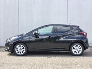 SPOTICAR Nissan Micra 1.0 100pk N-connecta Automaat | Navigatie | Parkee Tweedehands -  Benzine Zwart - Zutphen - 1200278124_3