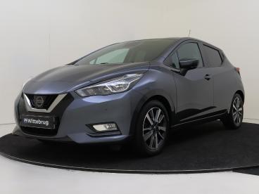 SPOTICAR Nissan Micra 0.9 Ig-t N-connecta | Airco | Camera | Tweedehands -  Benzine Grijs - Den Haag - 1200278833_1