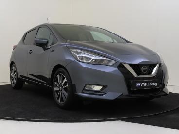 SPOTICAR Nissan Micra 0.9 Ig-t N-connecta | Airco | Camera | Tweedehands -  Benzine Grijs - Den Haag - 1200278833_3