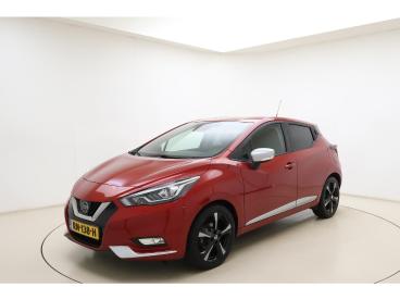 SPOTICAR Nissan Micra 1.0l Acenta | Navigatie Via Carplay | Lichtmetalen Tweedehands -  Benzine Rood - Leeuwarden - 1200302460_1