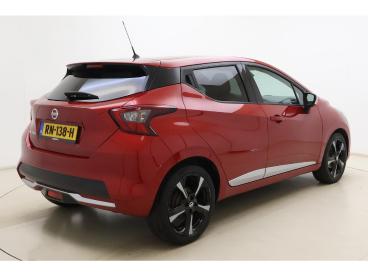 SPOTICAR Nissan Micra 1.0l Acenta | Navigatie Via Carplay | Lichtmetalen Tweedehands -  Benzine Rood - Leeuwarden - 1200302460_2