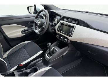 SPOTICAR Nissan Micra 1.0l Acenta | Navigatie Via Carplay | Lichtmetalen Tweedehands -  Benzine Rood - Leeuwarden - 1200302460_3