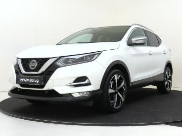 SPOTICAR Nissan Qashqai 1.3 Dig-t Tekna + | Lederen Bekleding | Camera | N Tweedehands - Suv Benzine Wit - Zoetermeer - 1200291710_1
