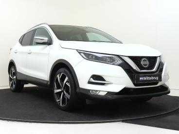 SPOTICAR Nissan Qashqai 1.3 Dig-t Tekna + | Lederen Bekleding | Camera | N Tweedehands - Suv Benzine Wit - Zoetermeer - 1200291710_3