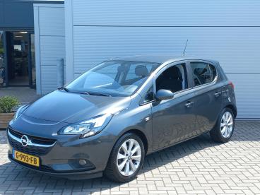 SPOTICAR Opel Corsa 1.4 Edition 5drs | Airconditioning | Navigatie Via Tweedehands -  Benzine Grijs - Elst - 1200296981_1